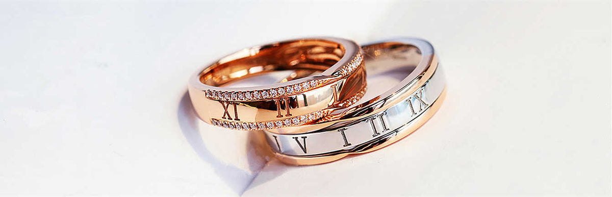 His & Hers Couple Wedding Bands | HX Jewelry
