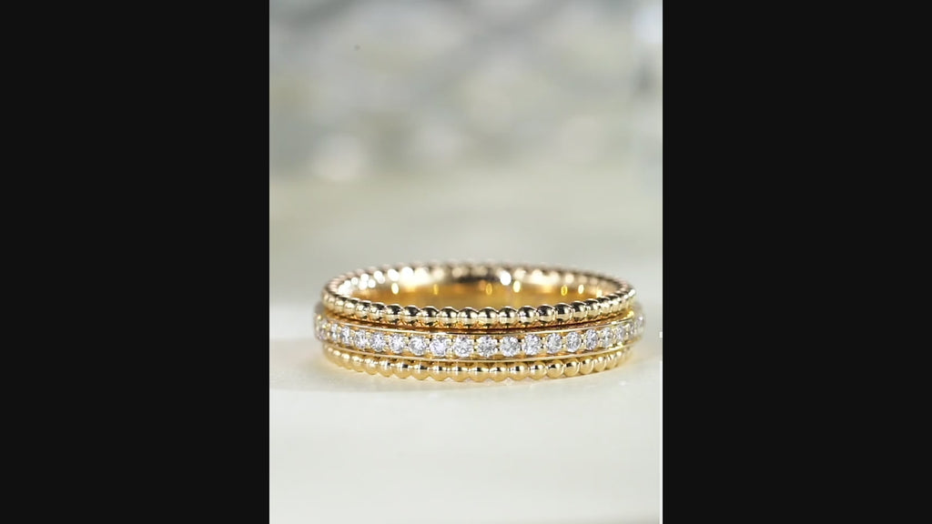 Diamond Full Eternity Spinning Wedding Ring