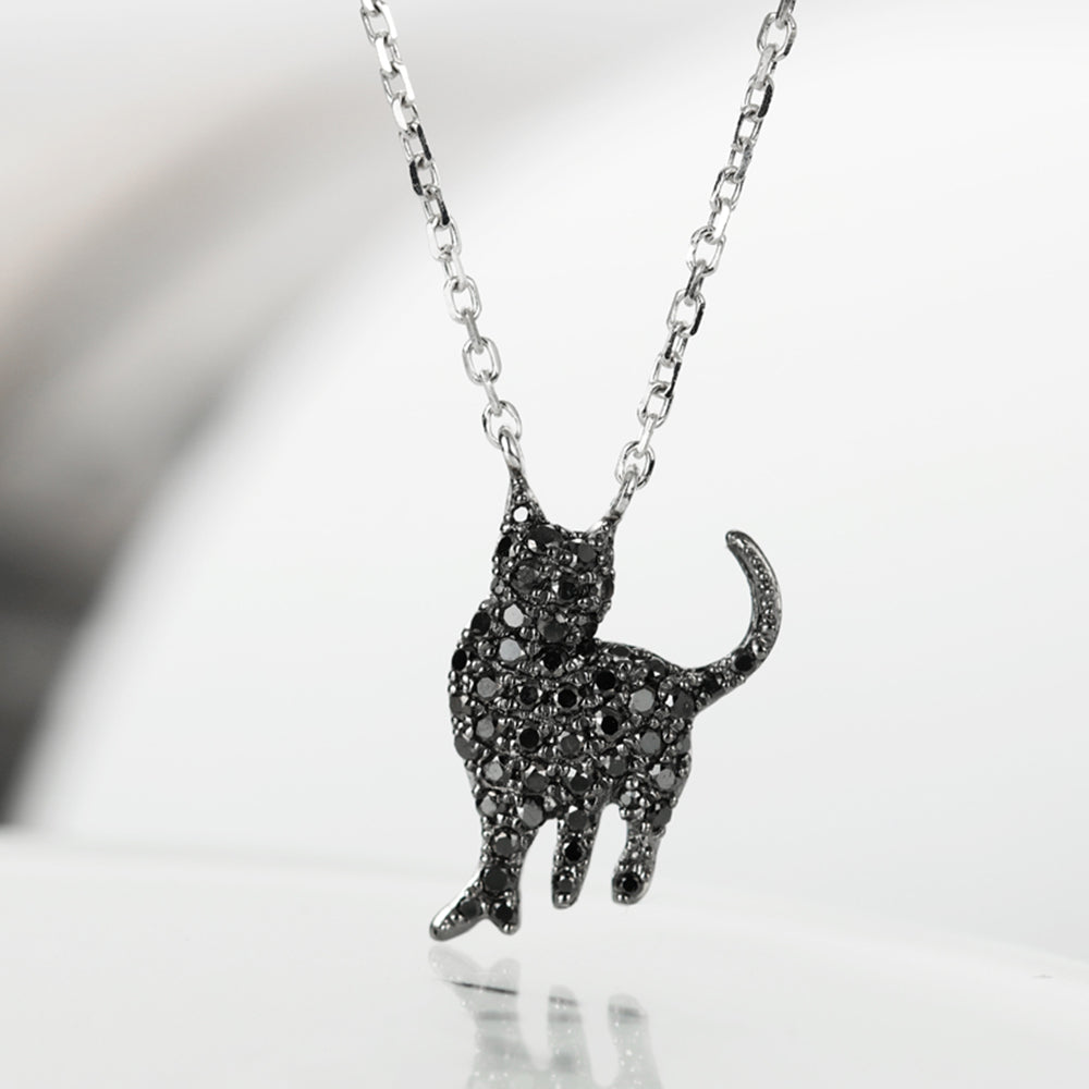 Black Cat Key Chain for Halloween and Christmas, Cute Metal Black Cat Key Chain for Halloween and Christmas, Cute Metal