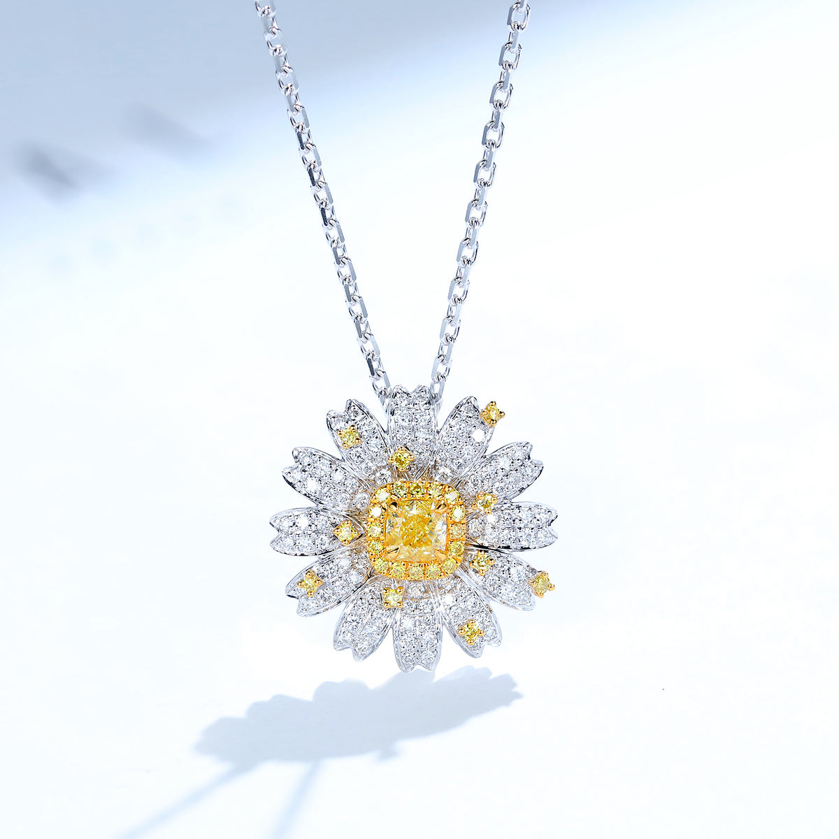 Diamond daisy pendant Clearance