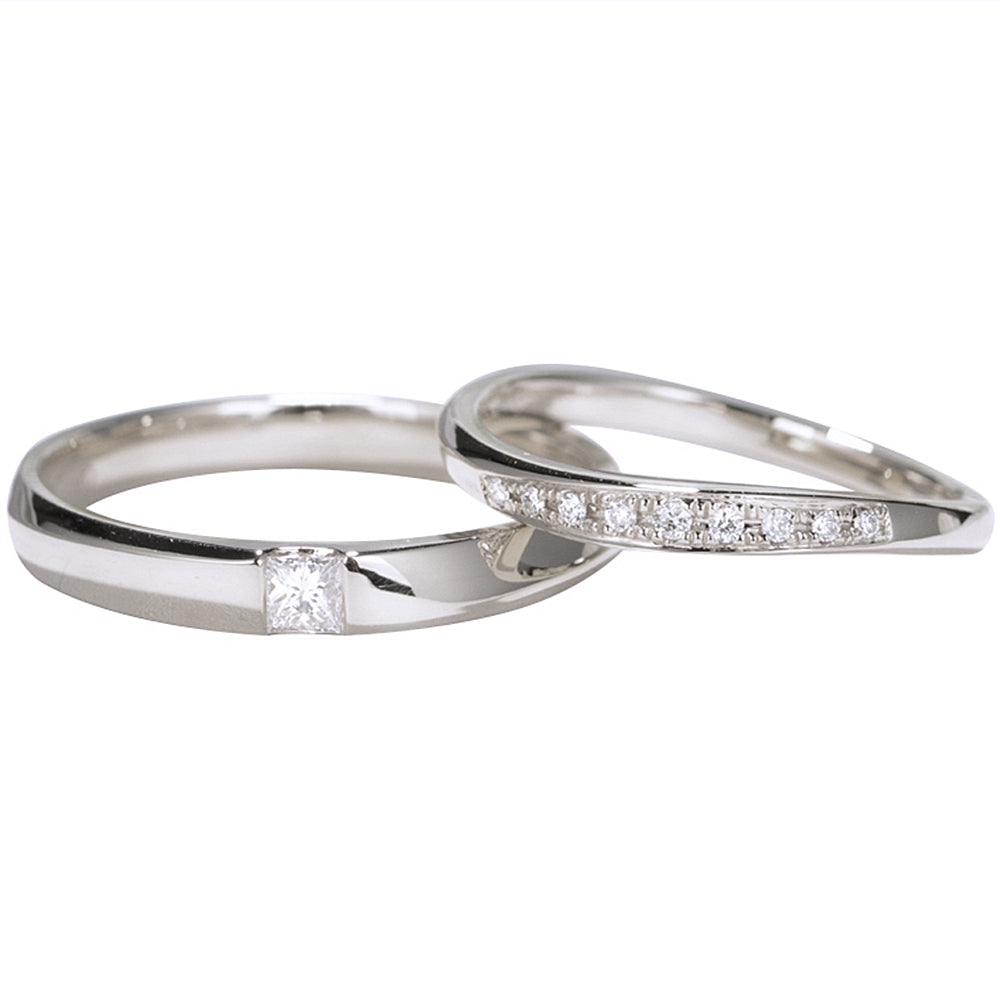 Buy Black Diamond Wedding Ring, Unique Matching Wedding Band Set, Couple  Rings Set Unique, Men's 14K Gold Wedding Band Black Diamond Online in India  - Etsy