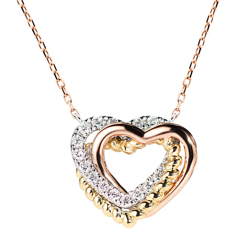 Triple Heart Necklace – Mimi + Marge Jewelry