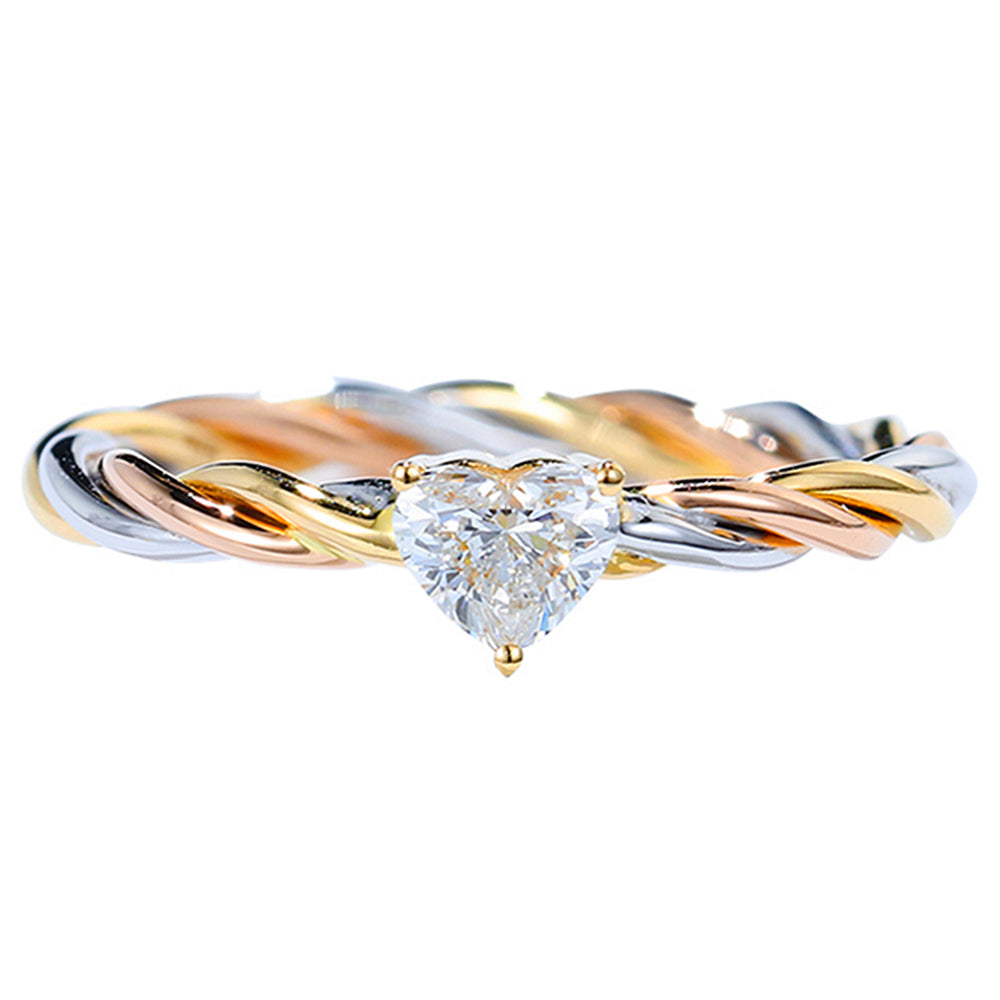 Keyzar · Unique Hidden Halo Twisted Round Solitaire Yellow Gold Engagement  Ring - The Alice - 2.5mm Setting Price