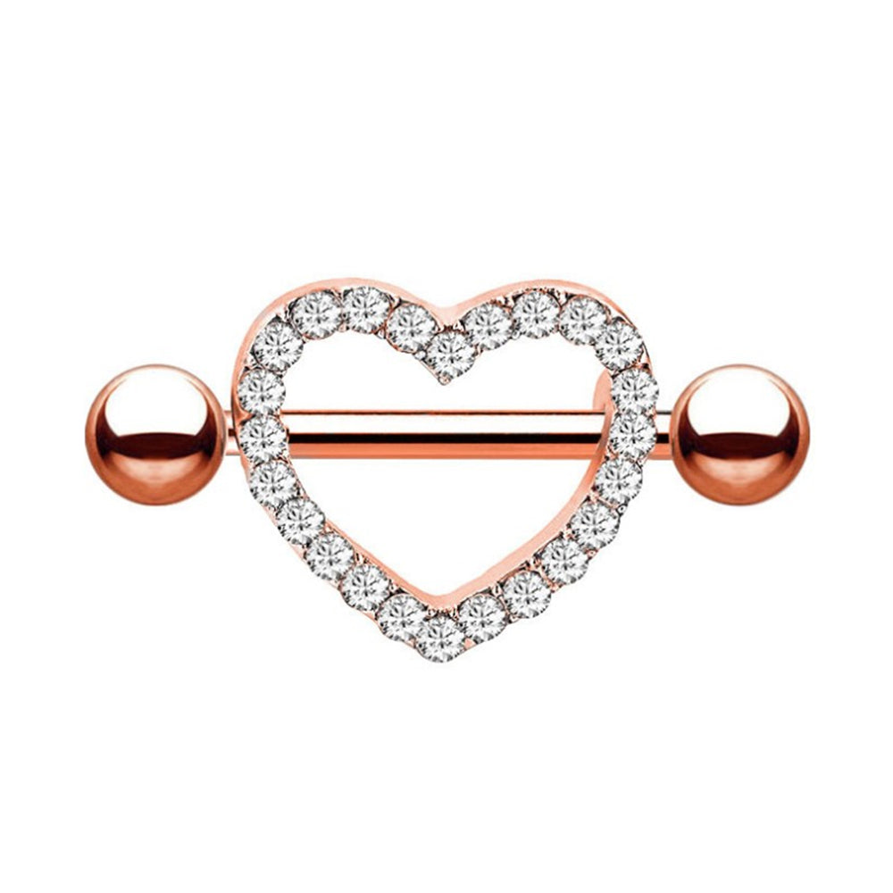 Cute Heart Nipple Piercing Jewellery | YoniDaPunani