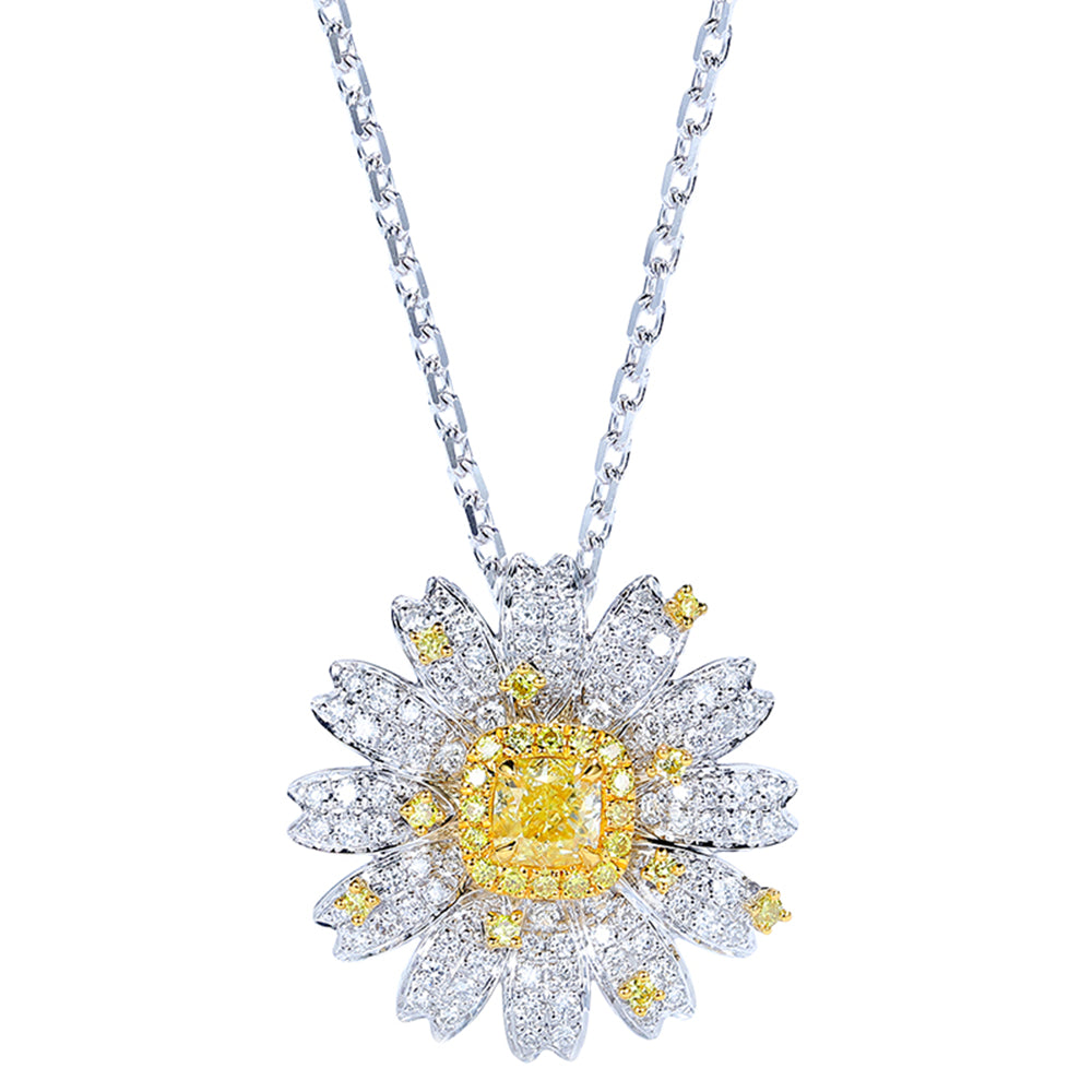 Senco Gold Womens Gold & Diamonds Admirable Daisy Diamond Mangalsutra :  Amazon.in: Fashion