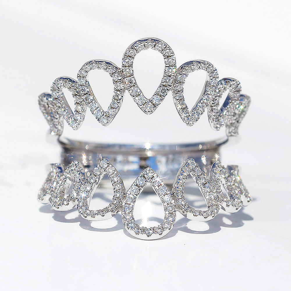 Diamond Enhancer Guard Wrap Insert Ring | HX Jewelry